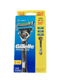 Gillette Proglide Value Pack 1 razor 3 Cartridges - (1+3)ct/6pk