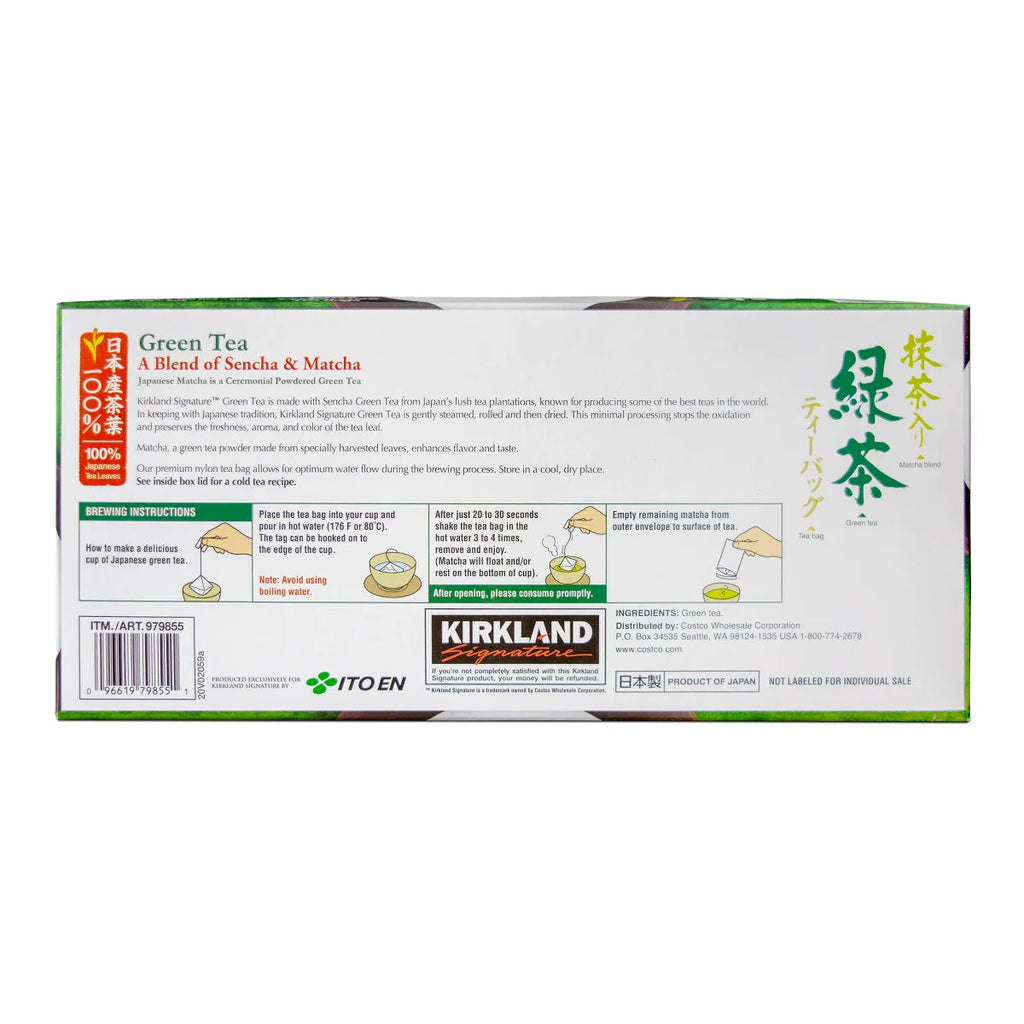 Kirkland Signature Green Tea Bags 1.5 g - 100ct/1pk