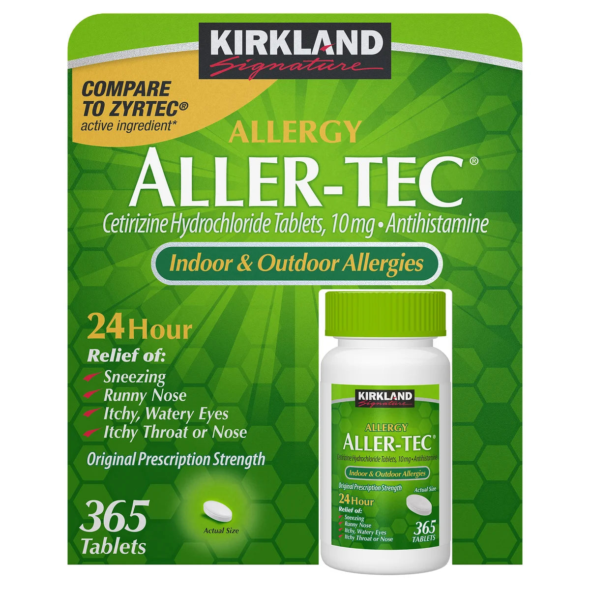 Kirkland Signature Aller-Tec - 365ct/1pk
