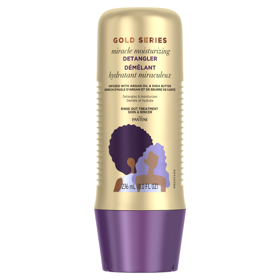 Gold Series From Pantene Miracle Detangler With Argon Oil - 8oz/6pk