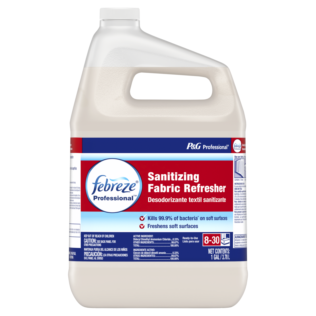 Febreze Professional Sanitizing Fabric Refresher 1 Gallon - 1gal/3pk