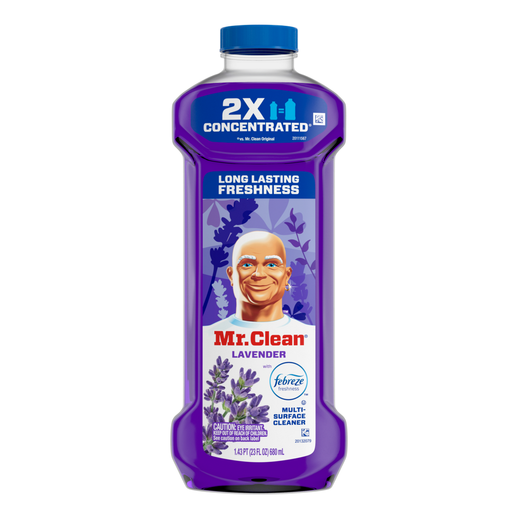 Mr. Clean All Purpose Cleaner Floor Cleaner for Mopping Cleaning Liquid Lavender - 23oz/6pk
