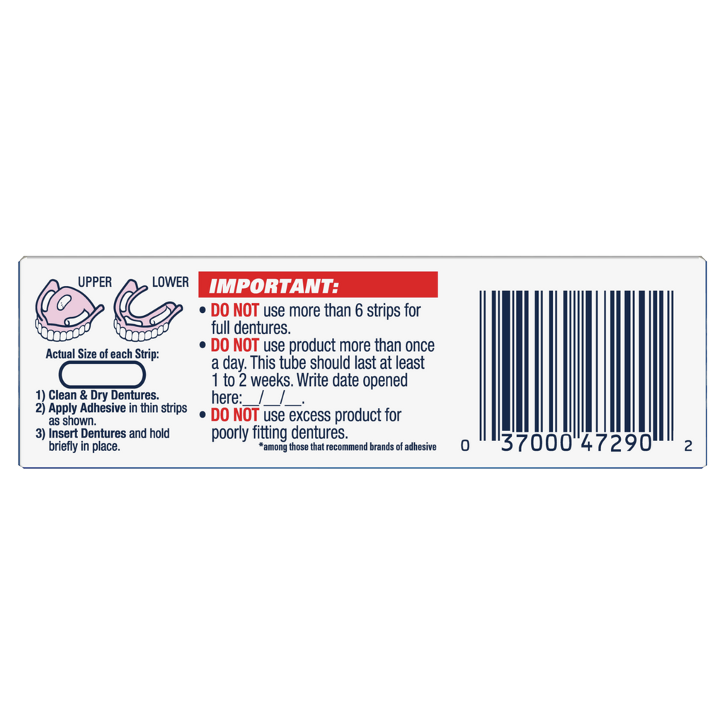 Fixodent Denture Adhesive Cream - 0.6oz/24pk