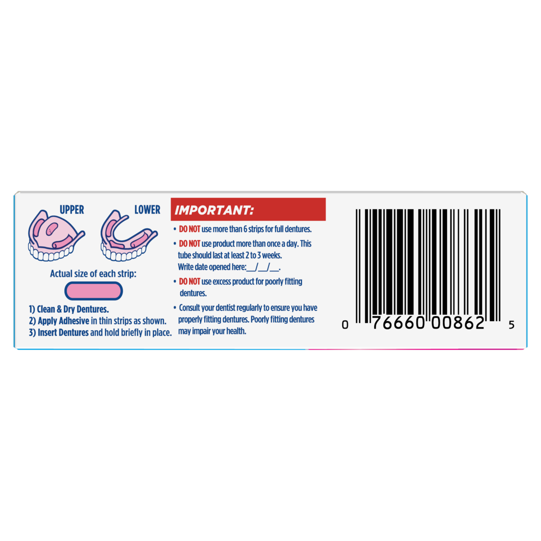Fixodent Original Secure Denture Adhesive - 0.75oz/24pk