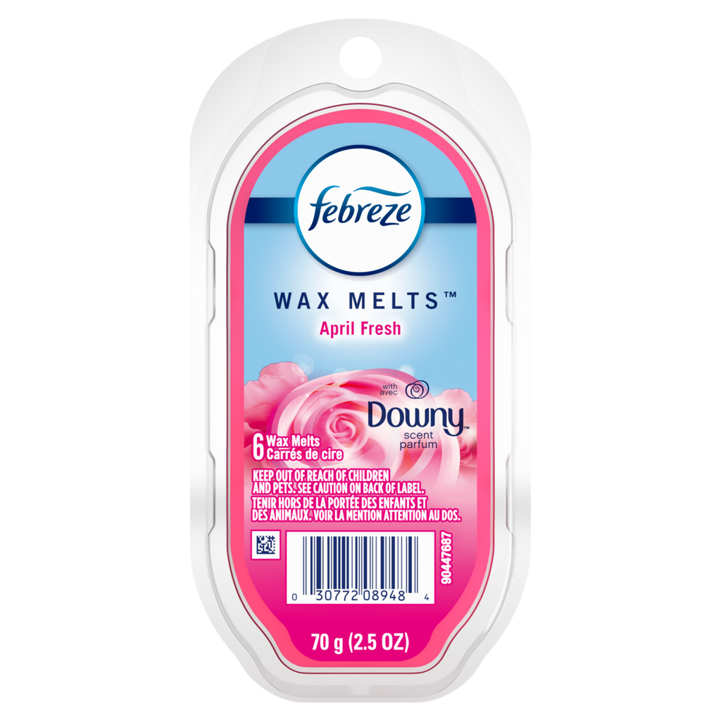 Febreze Odor-Fighting Wax Melts Air Freshener Downy April Fresh Wax Melts - 2.5oz/8pk