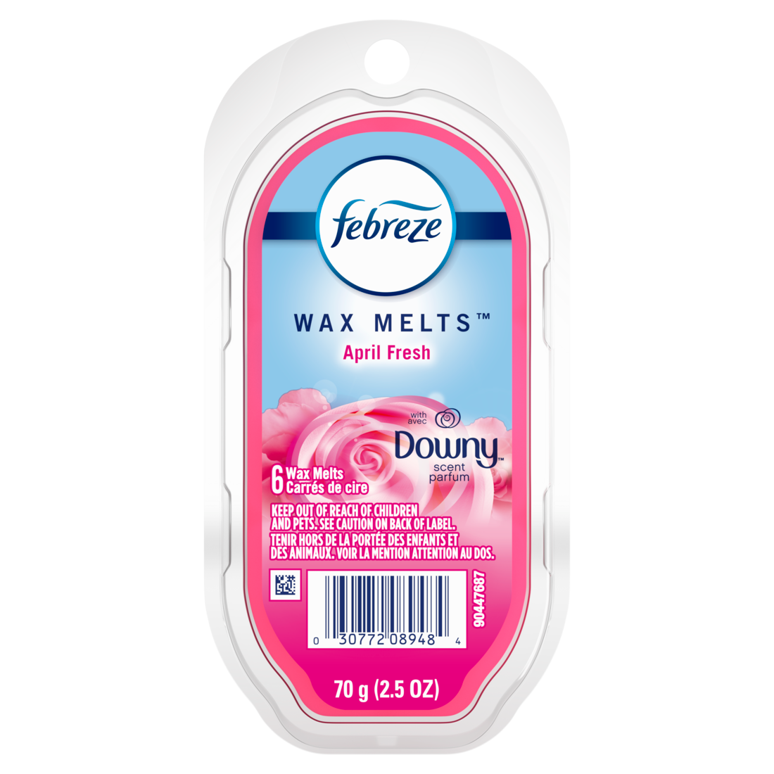 Febreze Odor-Fighting Wax Melts Air Freshener Downy April Fresh Wax Melts - 2.5oz/8pk