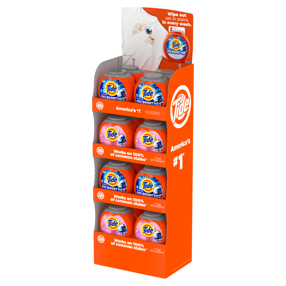 Tide Display PWR POD WTD AF/Oxi Boost - 25ct/16pk