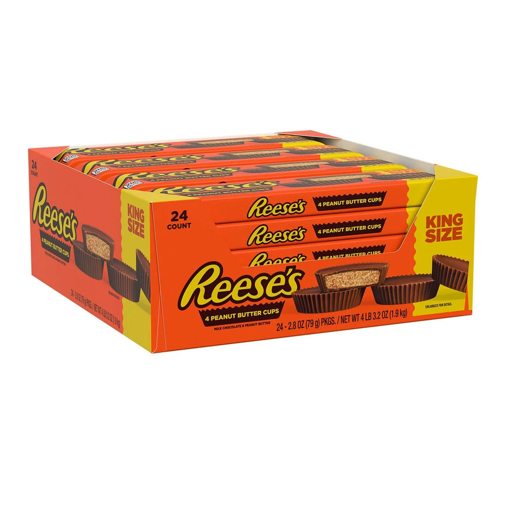 Reese's 4 Peanut Butter Cups King Size - 2.8oz/24ct/6pk