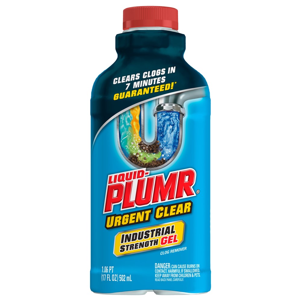 Liquid Plumr Industrial Strength Urgent Clear - 17oz/6pk