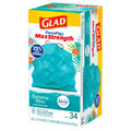 Glad Forceflex Maxstrength Drawstring Bahama Bliss Odor Shield 13 Gallon - 34ct/6pk