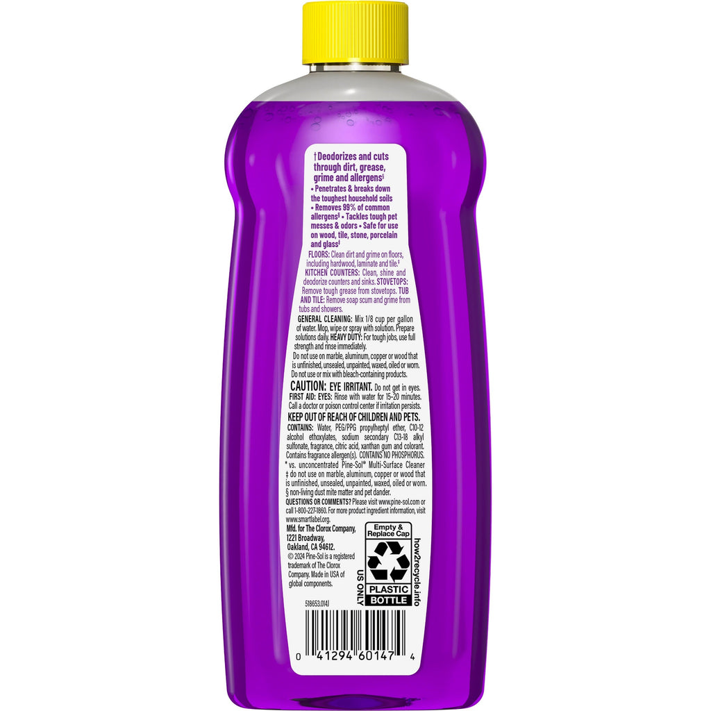 Pine-Sol Multi-Surface Cleaner Lavender Clean Citric Acid Formula - 14oz/12pk