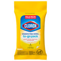 Clorox Disinfecting Wipes To Go Crisp Lemon - 9ct/24pk