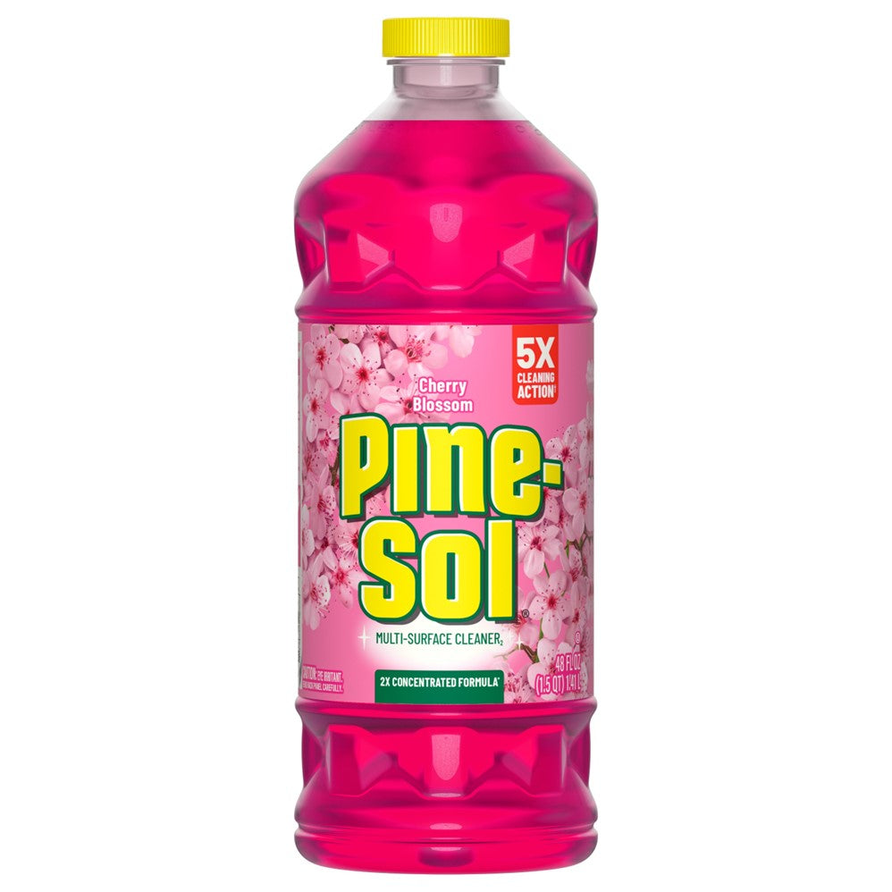 Pine Sol Cleaner Cherry Blossom Citric Acid Formula - 48oz/6pk