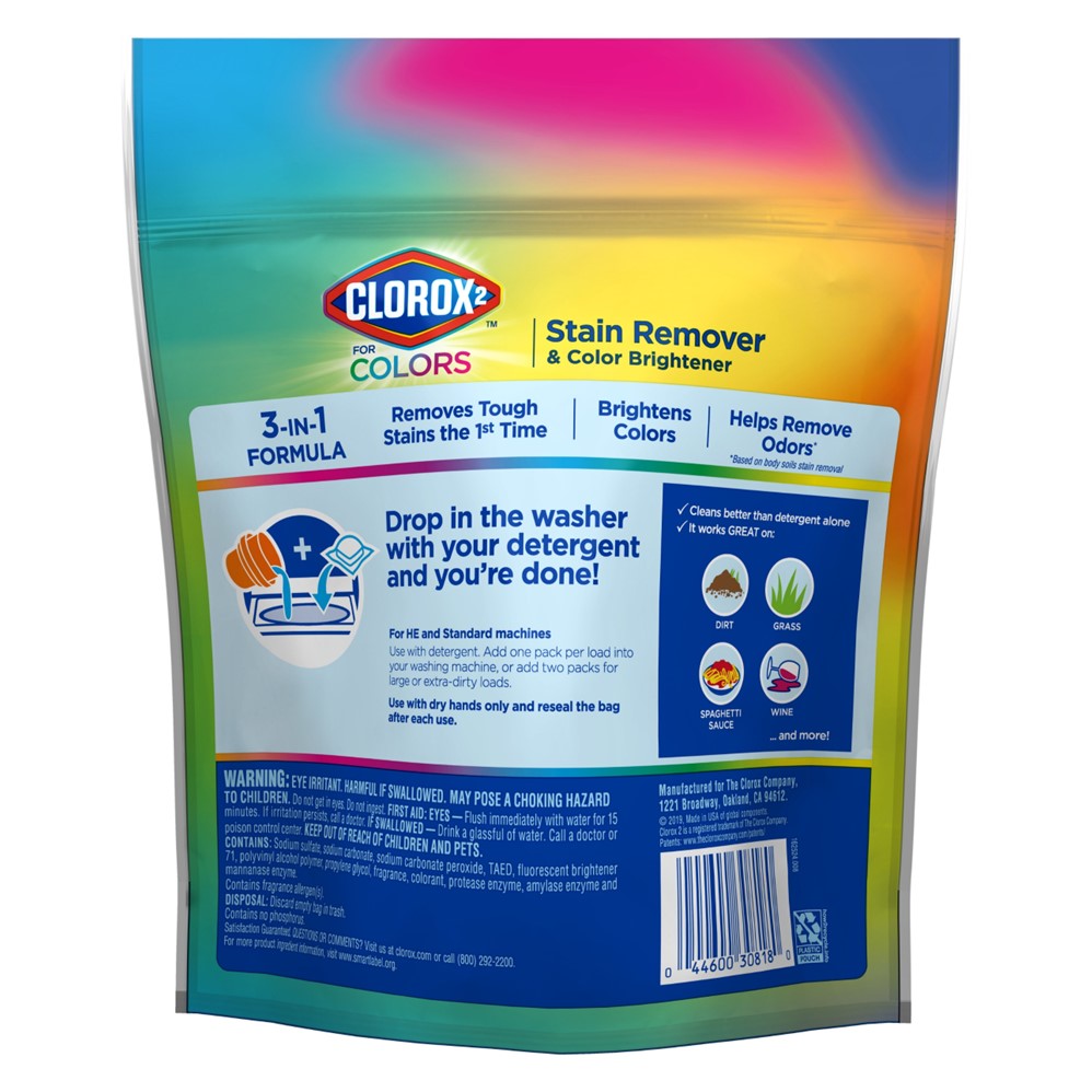 Clorox 2 Stainfighter And Colorbooster Packs - 40ct/6pk