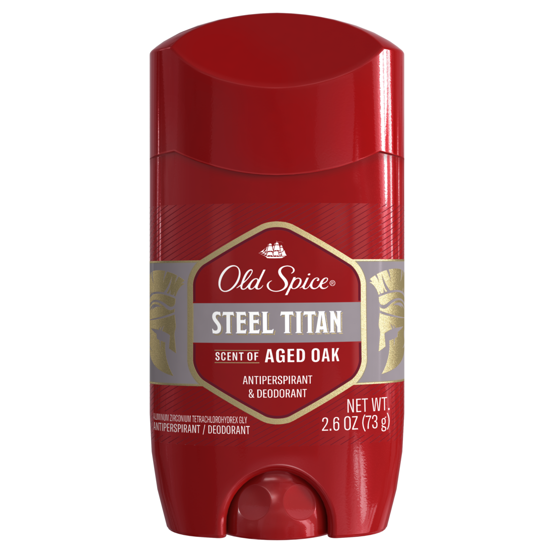 Old Spice Red Collection Steel Titan Scent Invisible Solid Antiperspirant and Deodorant for Men - 2.6oz/12pk