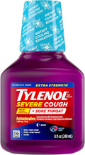 Tylenol Extra Strength Severe Cough + Sore Throat Frosted Berry - 8oz/24pk