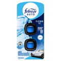 Febreze Auto Air Freshener Odor-Fighting Automotive Vent Clip Platinum Ice Scent - (2x0.07)oz/8pk