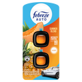 Febreze AUTO Air Freshener Odor-Fighting Automotive Vent Clip Summer Blend Scent - (2x0.07)oz/8pk