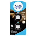 Febreze Auto Air Freshener Odor-Fighting Automotive Vent Clip Leather Scent - (2x0.07)oz/8pk
