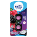 Febreze Auto Air Freshener Odor-Fighting Automotive Vent Clip Berry Scent - (2x0.07)oz/8pk