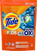 Tide 4-n-1 Ultra Oxi PODS Laundry Detergent Pacs HE Compatible - 26ct/4pk