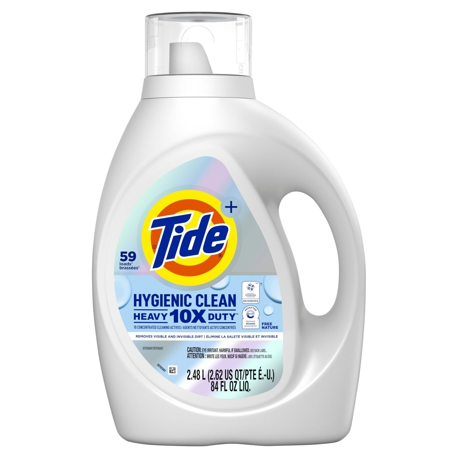 Tide Plus Free Nature Detergent 59 loads - 84oz/4pk