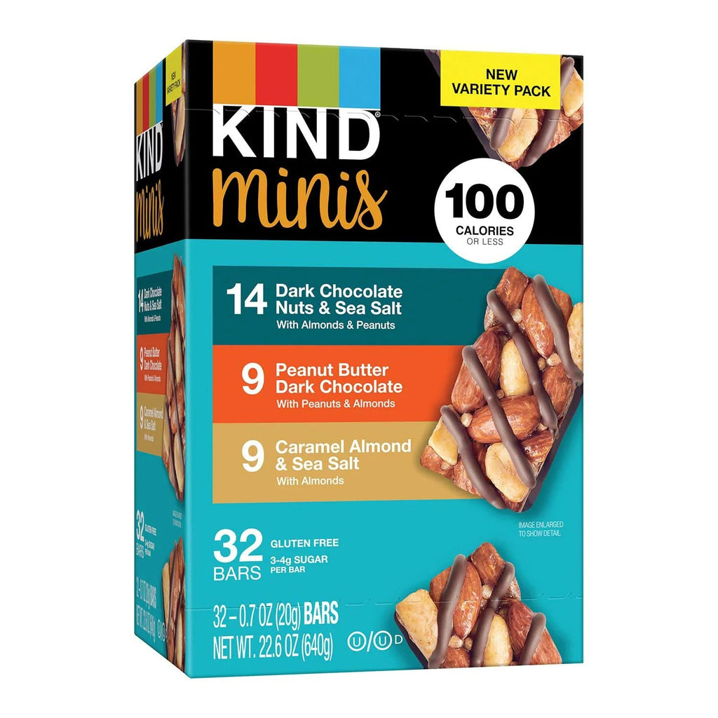 KIND Snacks Mini Nut Bar Variety Pack - (32x0.7)oz/1pk