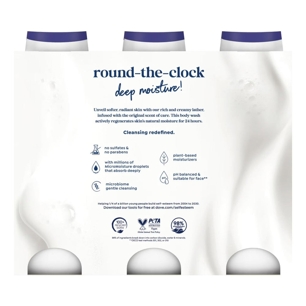 Dove Deep Moisture Renewing Body Wash - 23oz/3pk