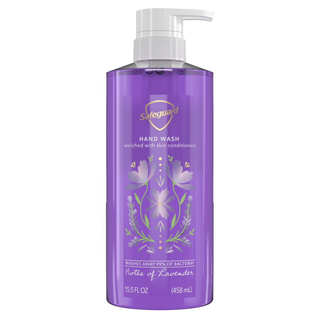 Safeguard Hand Soap Notes Of Lavender - 15.5oz/4pk