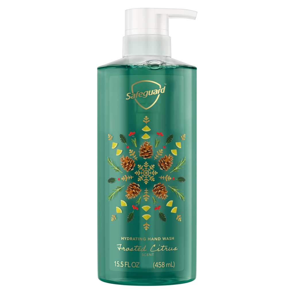 Safeguard Hand Wash - Frosted Citrus Scent - 15.5oz/4pk