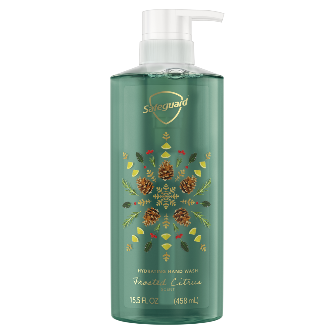 Safeguard Hand Wash - Frosted Citrus Scent - 15.5oz/4pk