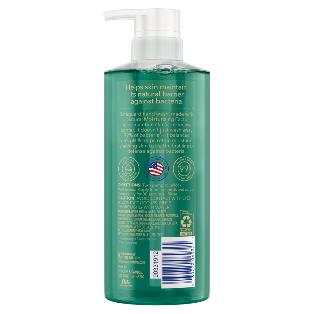 Safeguard Hand Wash - Frosted Citrus Scent - 15.5oz/4pk