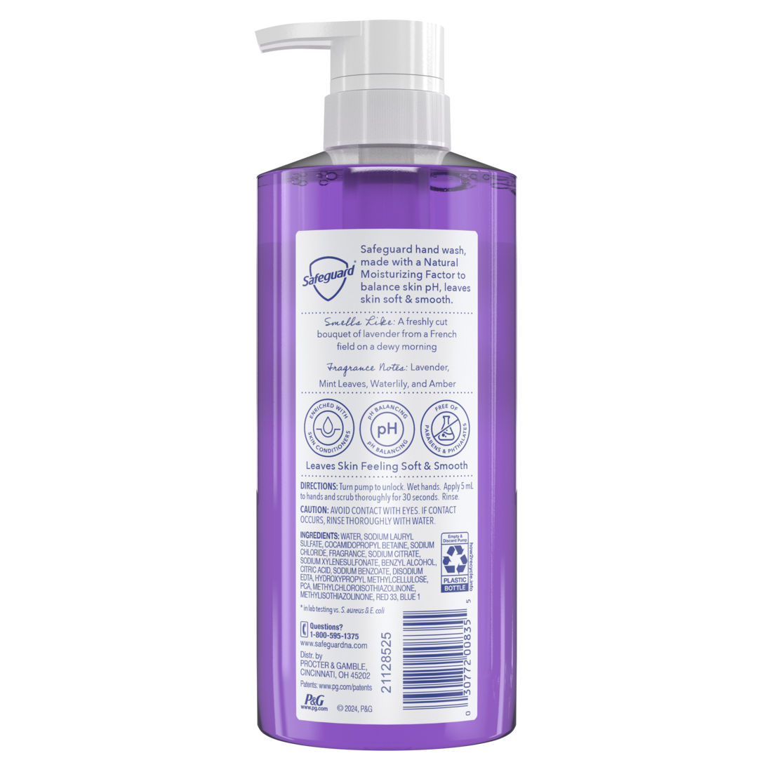 Safeguard Hand Soap Notes Of Lavender - 15.5oz/4pk