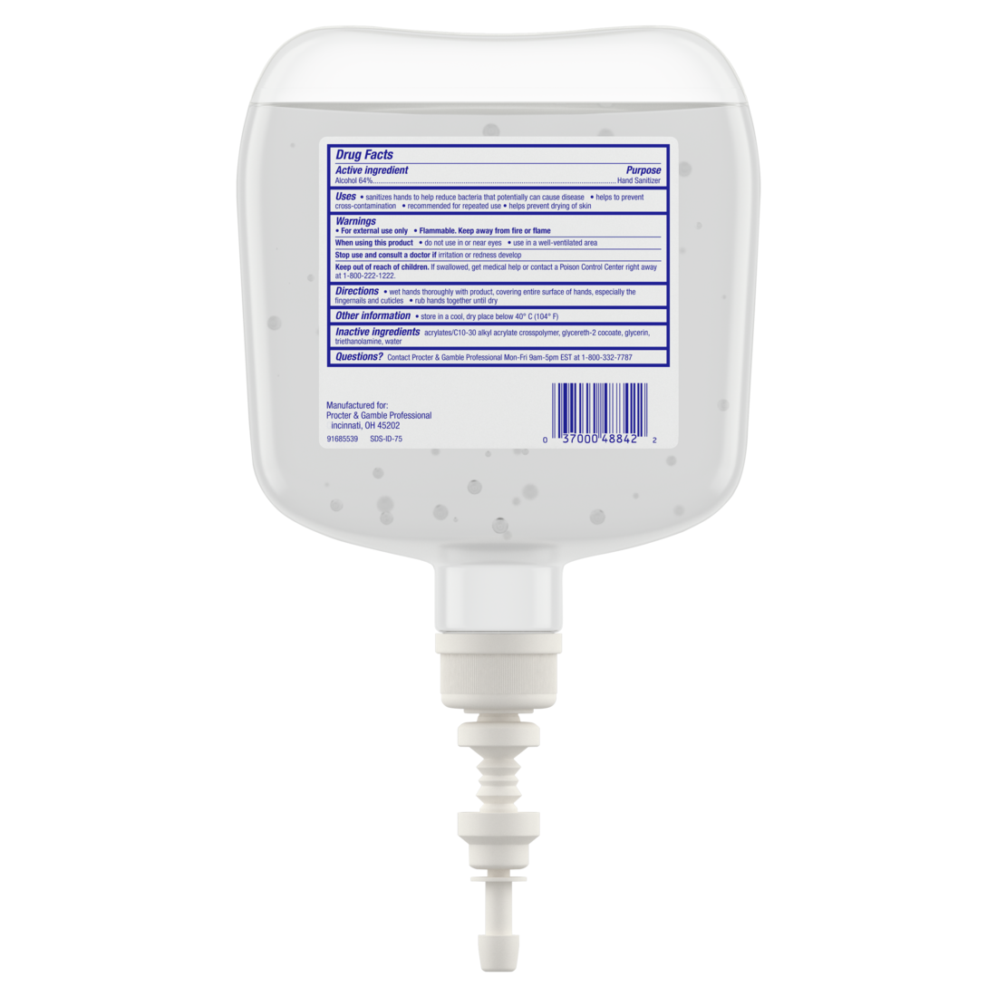 Safeguard Hand Sanitizer Gel Refill - 40.5oz/4pk