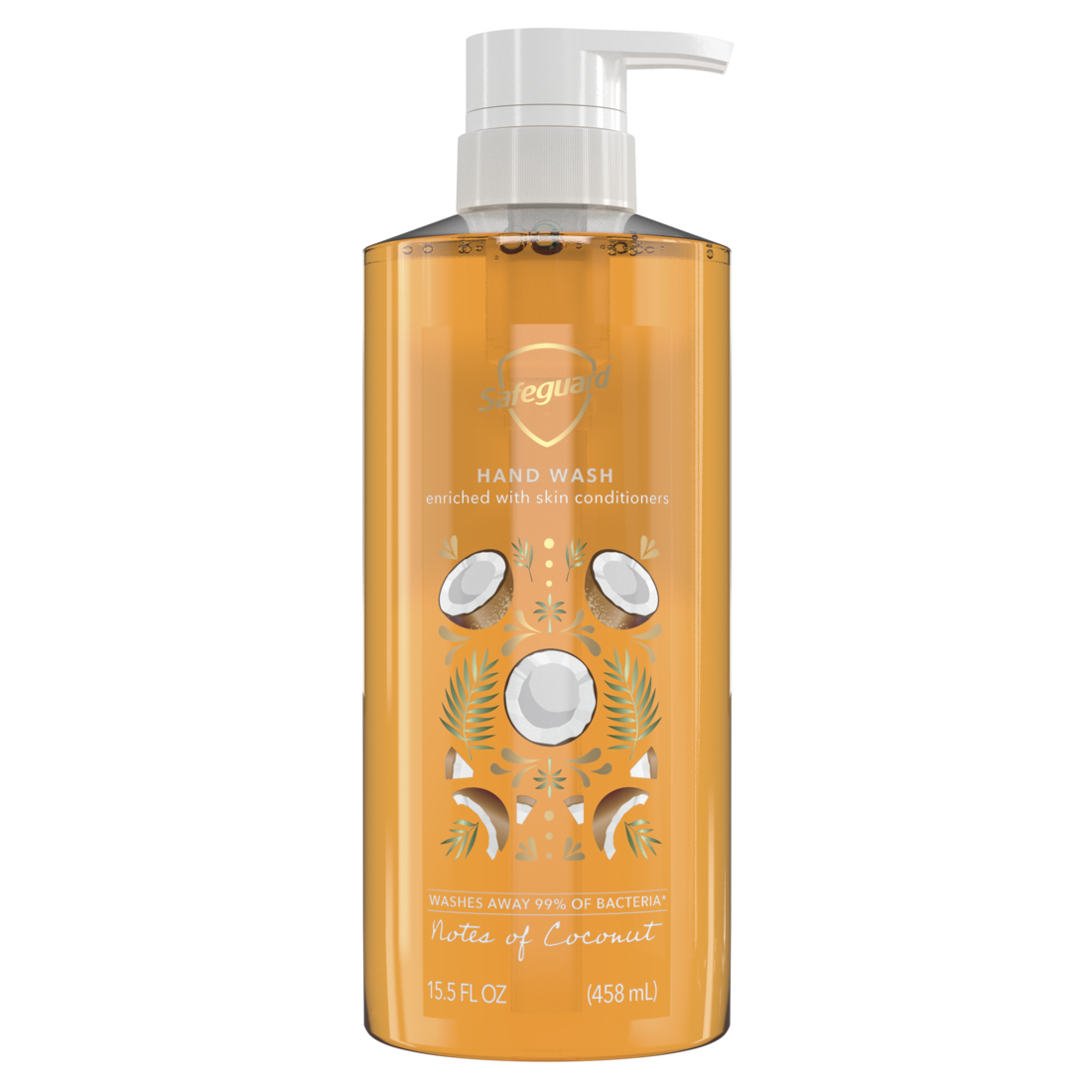 Safeguard Hand Soap Notes Of Coconut - 15.5oz/4pk