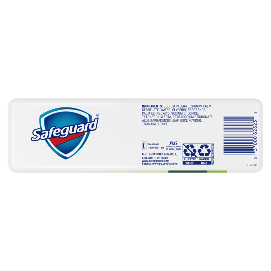 Safeguard Bar Soap Fresh Clean Scent With Aloe - (12x4.0)oz/4pk