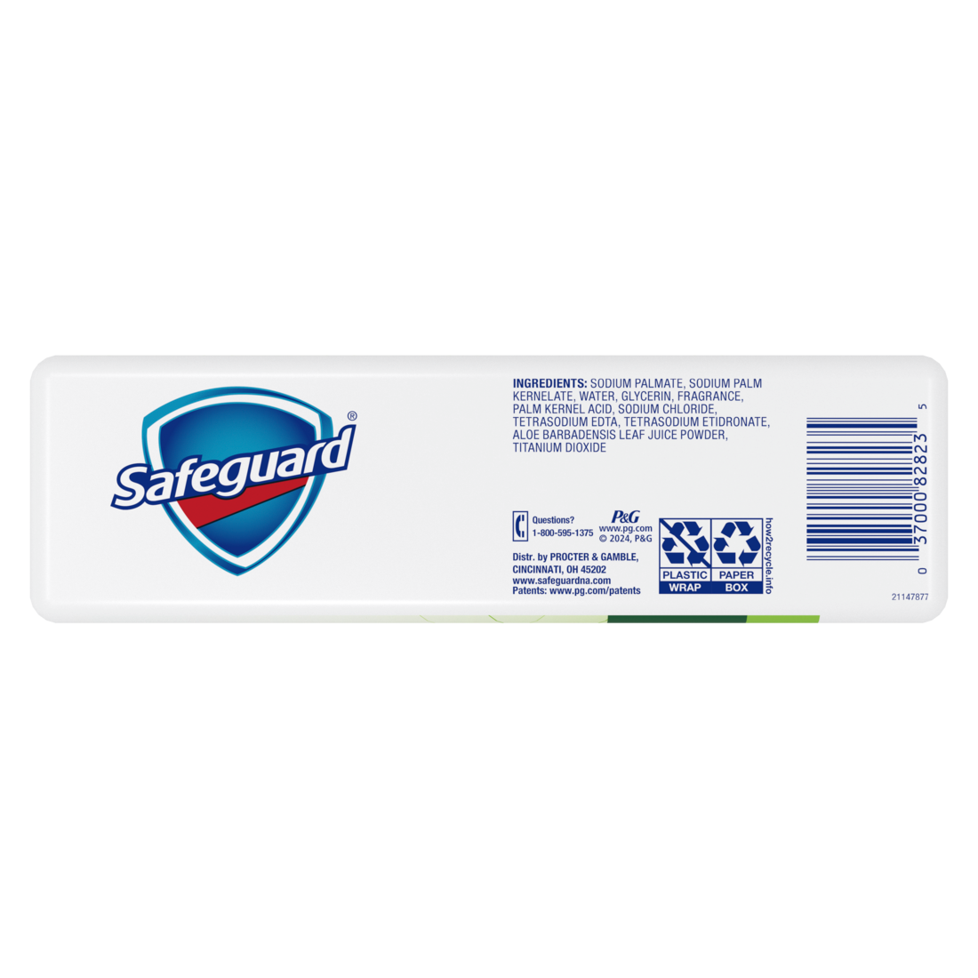 Safeguard Bar Soap Fresh Clean Scent With Aloe - (12x4.0)oz/4pk