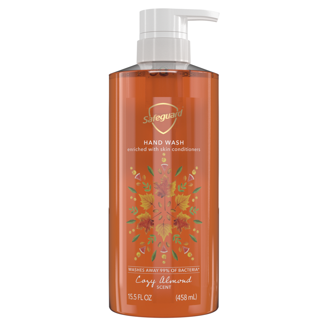 Safeguard Hand Soap Cozy Almond Scent - 15.5oz/4pk