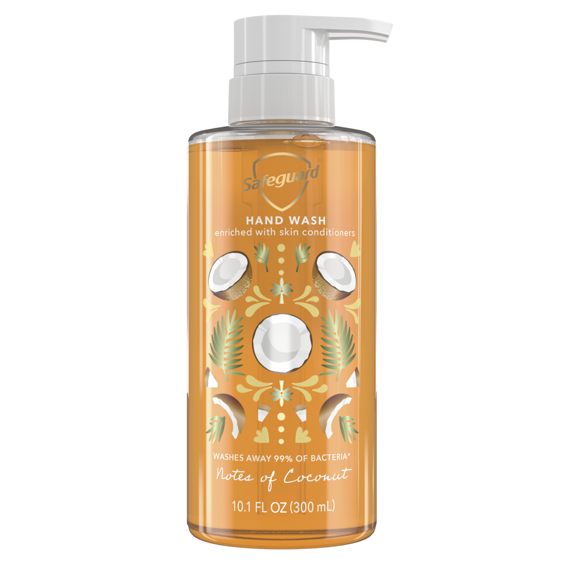 Safeguard Hand Soap Notes Of Coconut - 10.1oz/4pk
