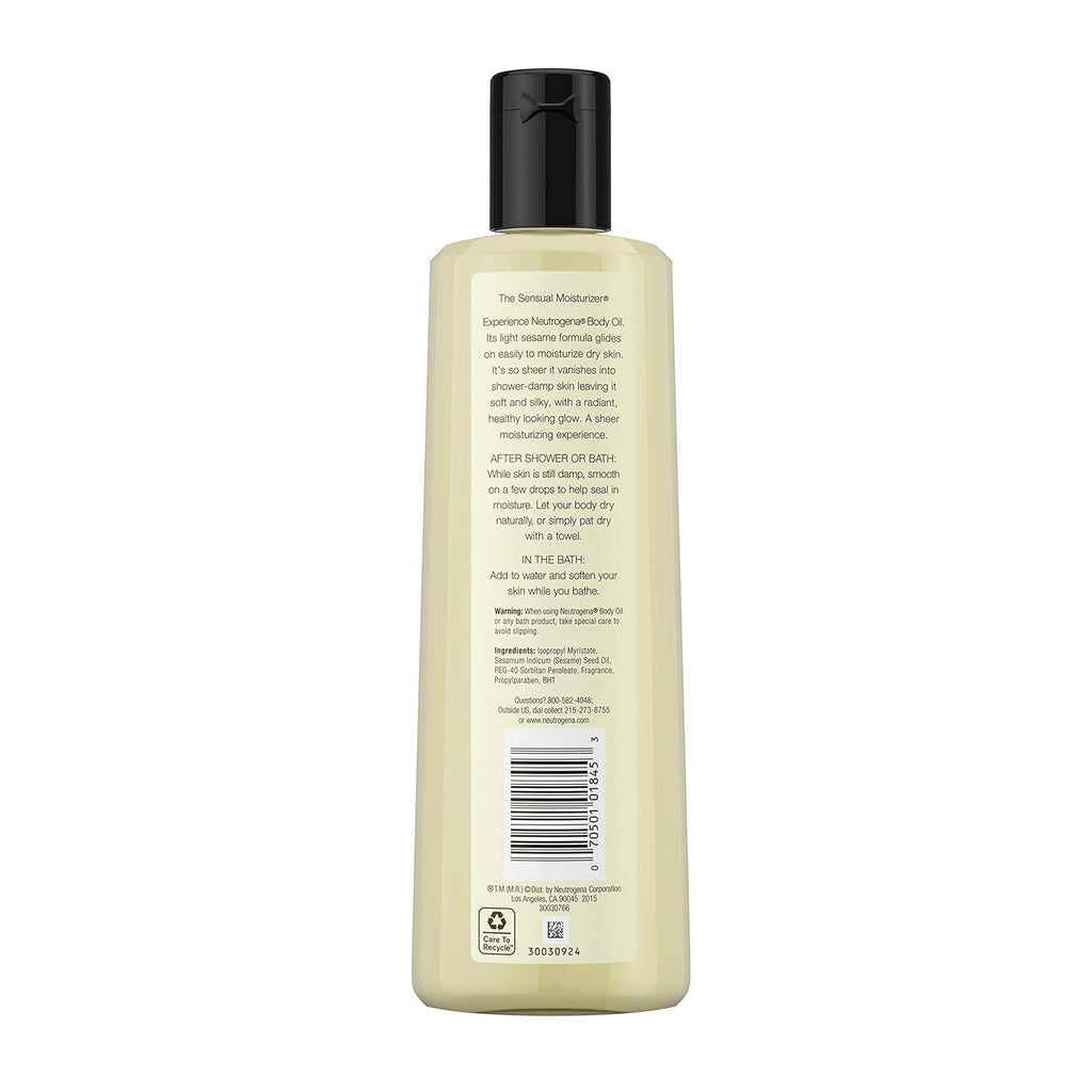 Neutrogena Body Oil Light Sesame Formula - 16oz/3pk