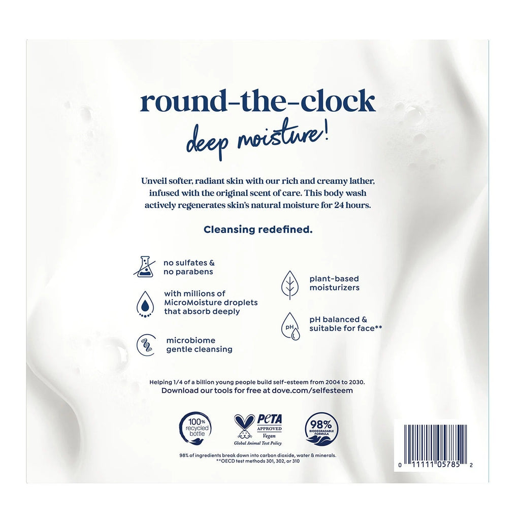 Dove Deep Moisture Renewing Body Wash - 30.6oz/2pk