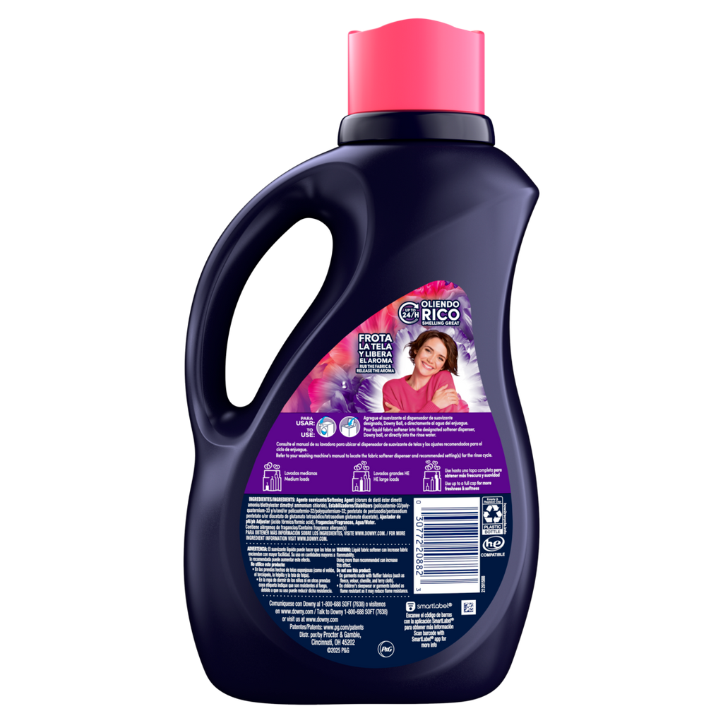 Downy Intense Fabric Softener Liquid Floral Scent 105 Loads In-Wash Liquid Fabric Softener And Laundry Conditioner - 77oz/4pk