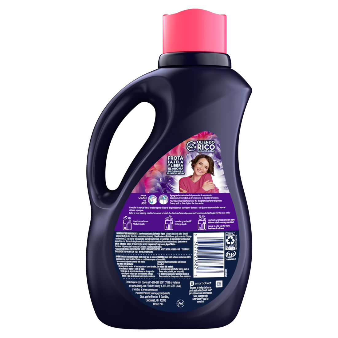 Downy Intense Fabric Softener Liquid Floral Scent 105 Loads In-Wash Liquid Fabric Softener And Laundry Conditioner - 77oz/4pk