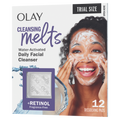 Olay Cleansing Melts + Retinol Face Cleanser Water-Activated Face Wash Cleans Tones And Refreshes Skin - 12ct/32pk
