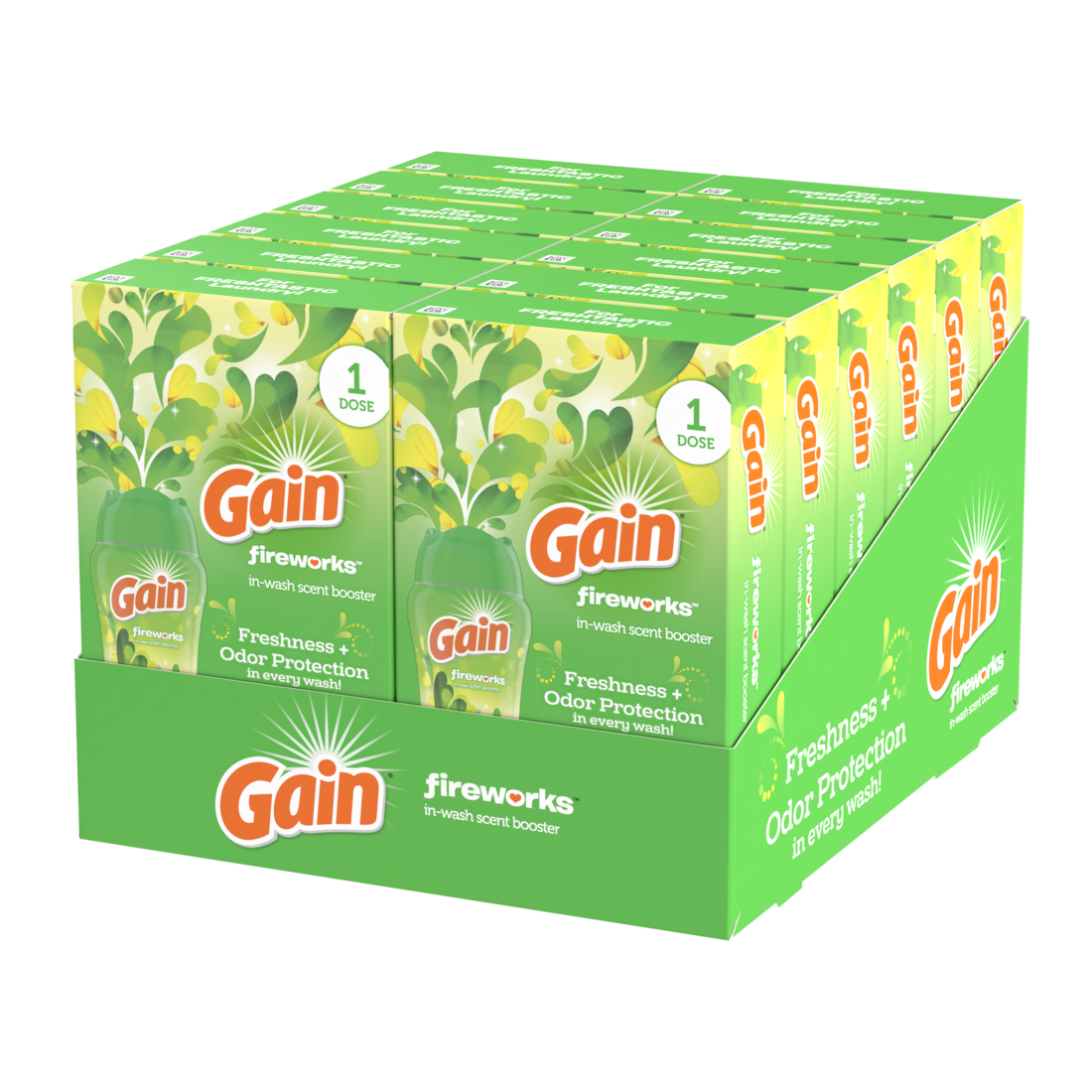Gain Fireworks In-Wash Scent Booster Beads Original Scent 1 Use - 1ct/24pk