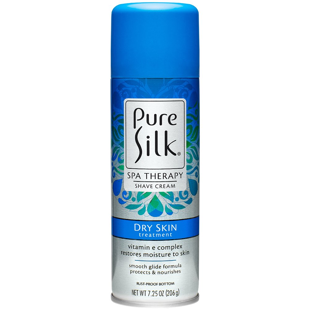 Pure Silk Shave Cream Dry Skin Therapy - 7.25oz/6pk