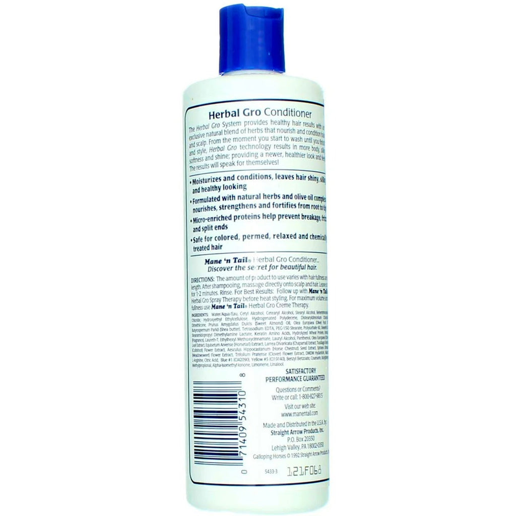 Mane'n Tail Herbal Gro Conditioner - 12oz/6pk