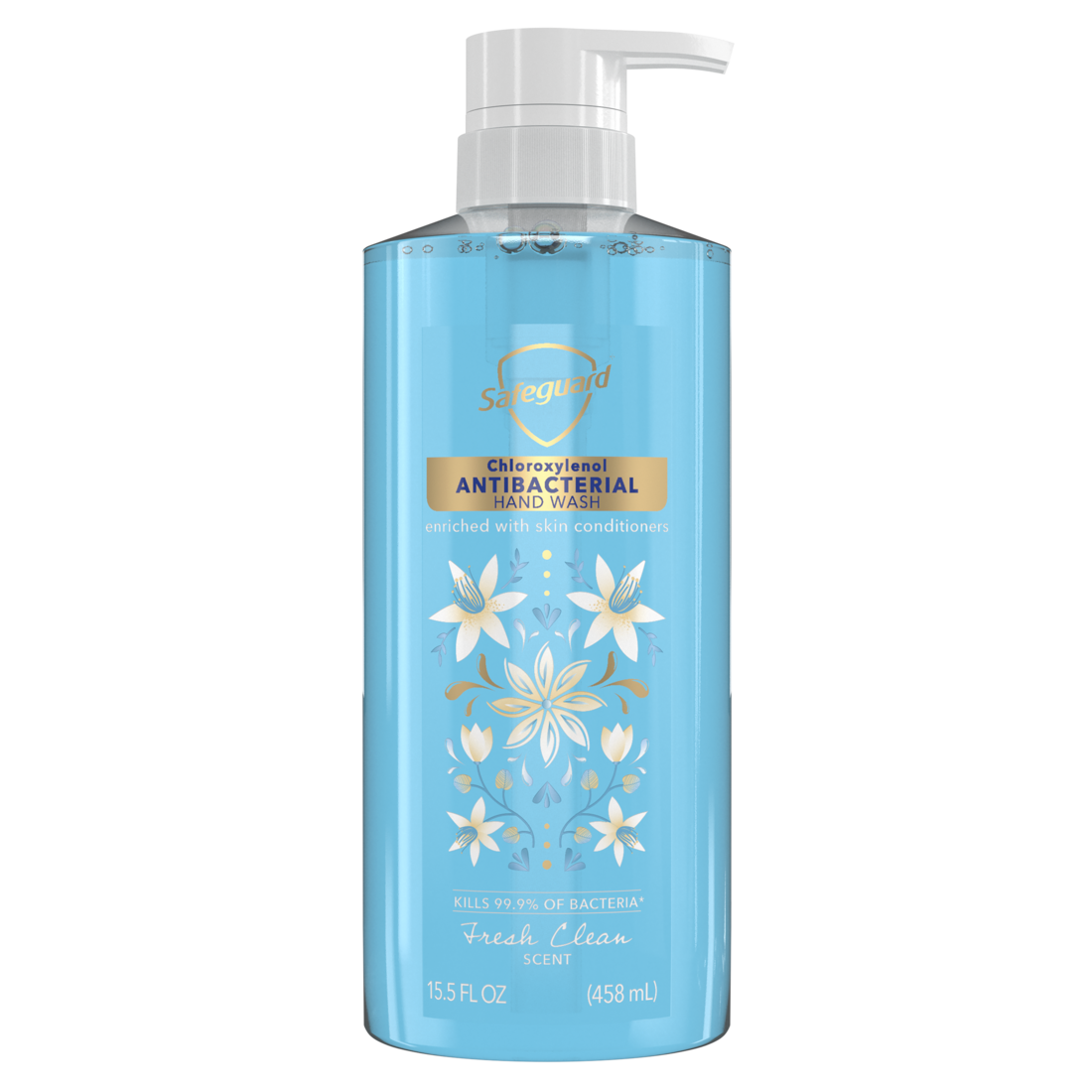 Safeguard Antibacterial Hand Soap Fresh Clean Scent - 15.5oz/4pk