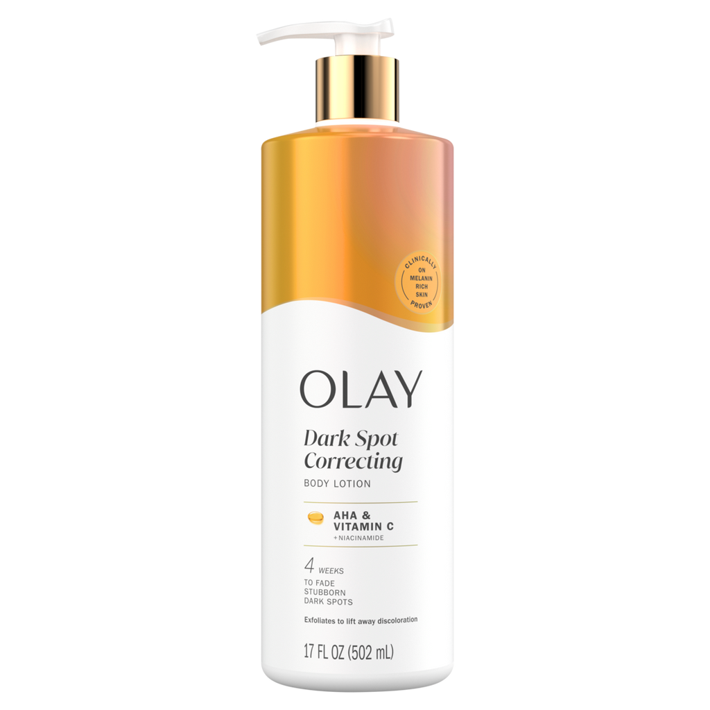 Olay Dark Spot Correcting Body Lotion With Aha Vitamin C And Niacinamide Exfoliating Body Lotion - 17oz/6pk