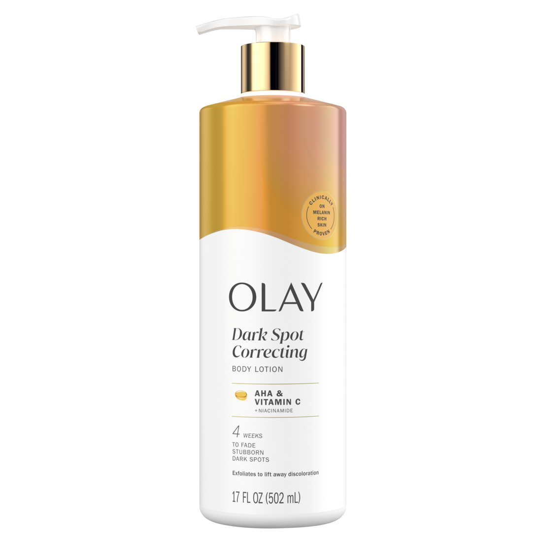 Olay Dark Spot Correcting Body Lotion With Aha Vitamin C And Niacinamide Exfoliating Body Lotion - 17oz/6pk